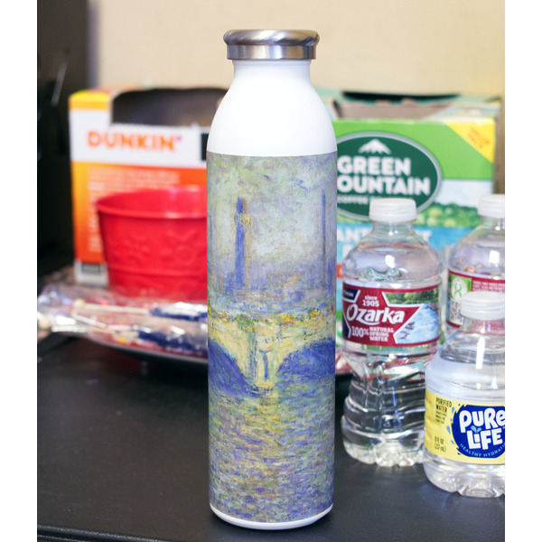 Waterloo Bridge by Claude Monet 20oz Water Bottles - Full Print - In Context