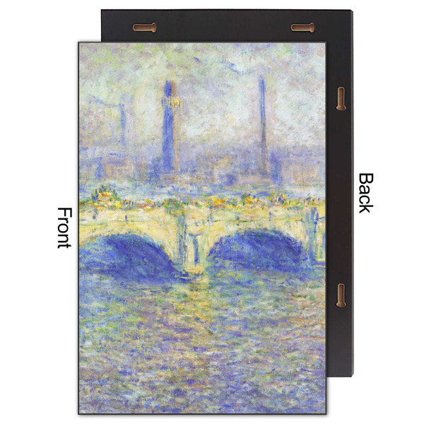 Waterloo Bridge by Claude Monet 20x30 Wood Print - Front & Back View