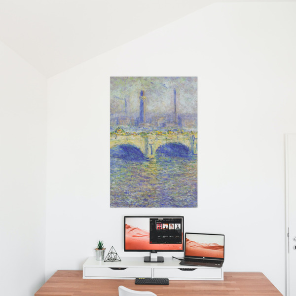 Waterloo Bridge by Claude Monet 24x36 - Matte Poster - On the Wall