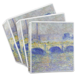 Waterloo Bridge by Claude Monet 3-Ring Binder
