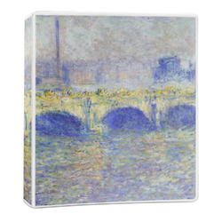 Waterloo Bridge by Claude Monet 3-Ring Binder
