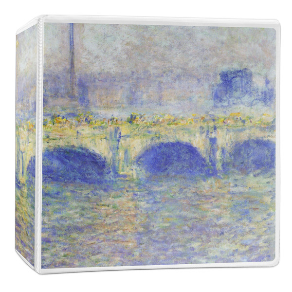 Custom Waterloo Bridge by Claude Monet 3-Ring Binder - 2 inch