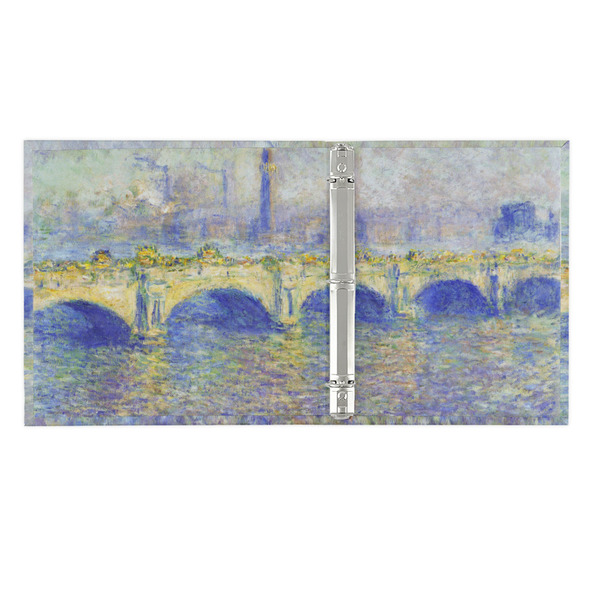 Waterloo Bridge by Claude Monet 3 Ring Binders - Full Wrap - 1" - OPEN INSIDE