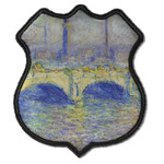 Waterloo Bridge by Claude Monet Iron On Shield Patch C