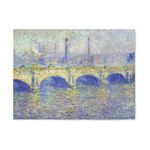 Waterloo Bridge by Claude Monet 5' x 7' Indoor Area Rug