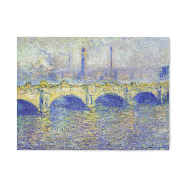 Custom Waterloo Bridge by Claude Monet 5' x 7' Indoor Area Rug