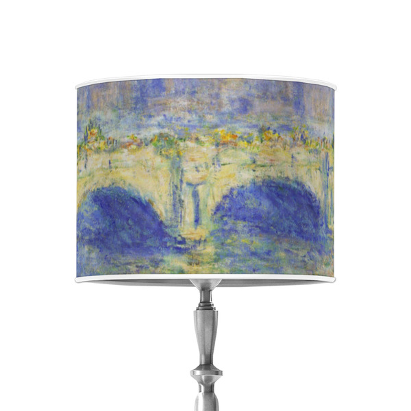 Waterloo Bridge by Claude Monet 8" Drum Lampshade - ON STAND (Poly Film)