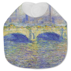 Waterloo Bridge by Claude Monet Jersey Knit Baby Bib