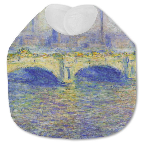 Waterloo Bridge by Claude Monet Baby Bib - AFT closed