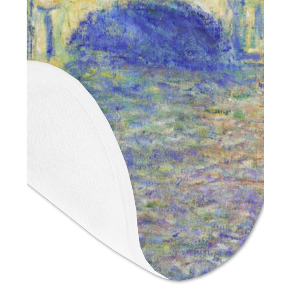 Waterloo Bridge by Claude Monet Baby Bib - AFT detail