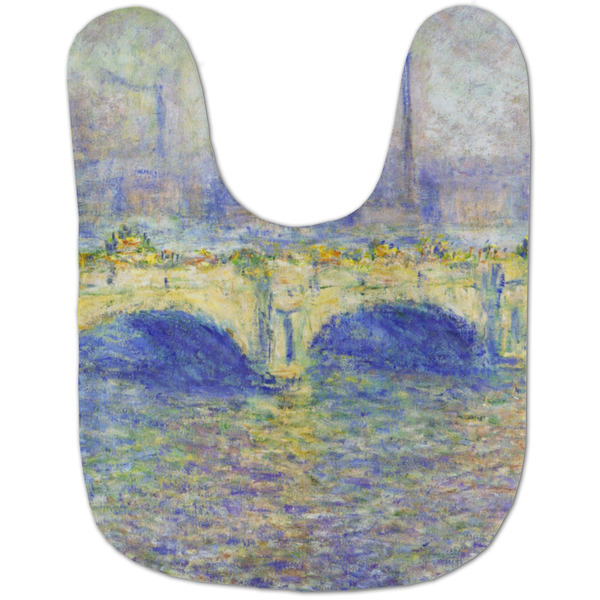 Waterloo Bridge by Claude Monet Baby Bib - AFT flat