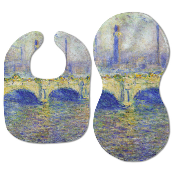 Waterloo Bridge by Claude Monet Baby Bib & Burp Set - Approval (new bib & burp)