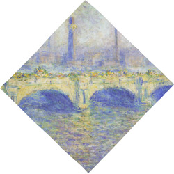 Waterloo Bridge by Claude Monet Dog Bandana Scarf