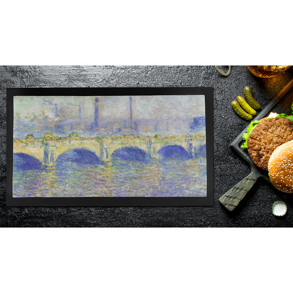Waterloo Bridge by Claude Monet Bar Mat - Small - LIFESTYLE