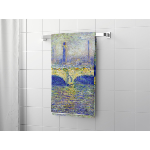 Waterloo Bridge by Claude Monet Bath Towel - LIFESTYLE