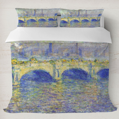 Waterloo Bridge by Claude Monet Duvet Cover Set - King