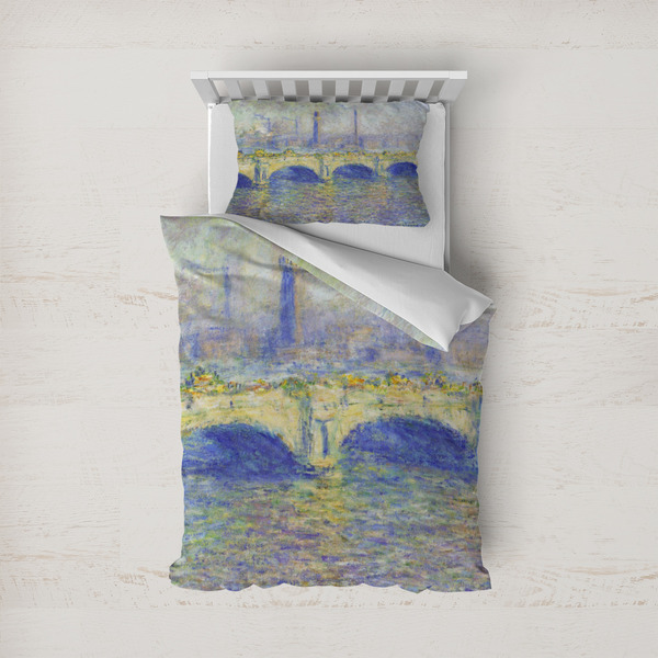 Custom Waterloo Bridge by Claude Monet Duvet Cover Set - Twin