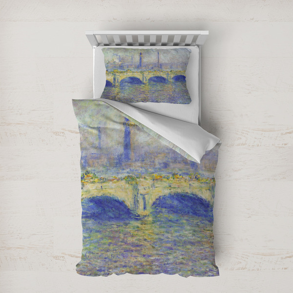 Custom Waterloo Bridge by Claude Monet Duvet Cover Set - Twin XL