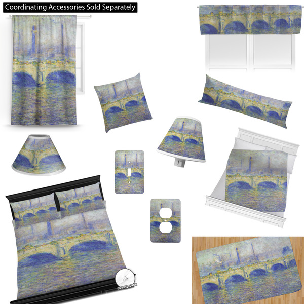 Waterloo Bridge by Claude Monet Bedroom Decor & Accessories2