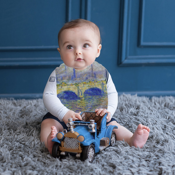 Waterloo Bridge by Claude Monet Bib Lifestyle Boy