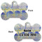 Waterloo Bridge by Claude Monet Bone Shaped Dog ID Tag - Large - Approval