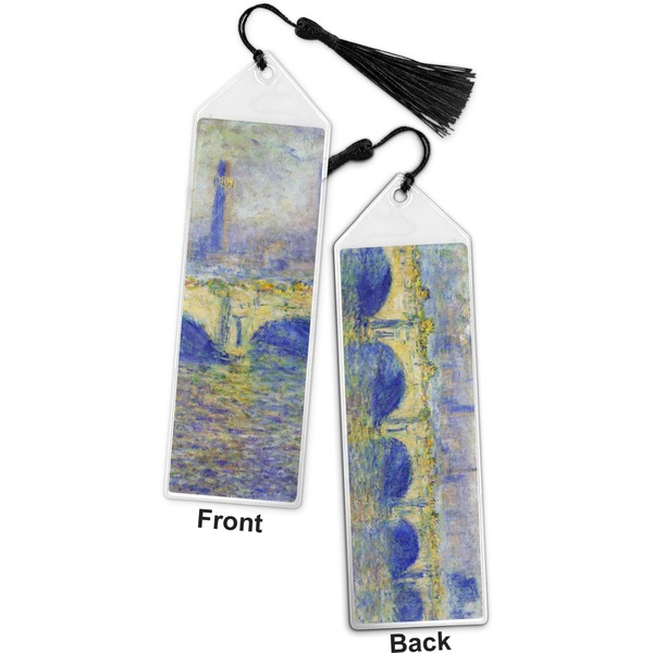 Waterloo Bridge Bookmark with tassel - Front and Back
