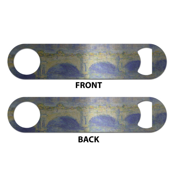 Waterloo Bridge by Claude Monet Bottle Opener - Front & Back