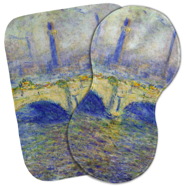 Custom Waterloo Bridge by Claude Monet Burp Cloth
