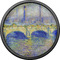 Waterloo Bridge by Claude Monet Cabinet Knob - Black - Front