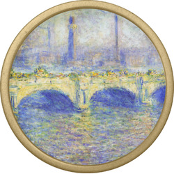 Waterloo Bridge by Claude Monet Cabinet Knob - Gold