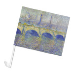 Waterloo Bridge by Claude Monet Car Flag