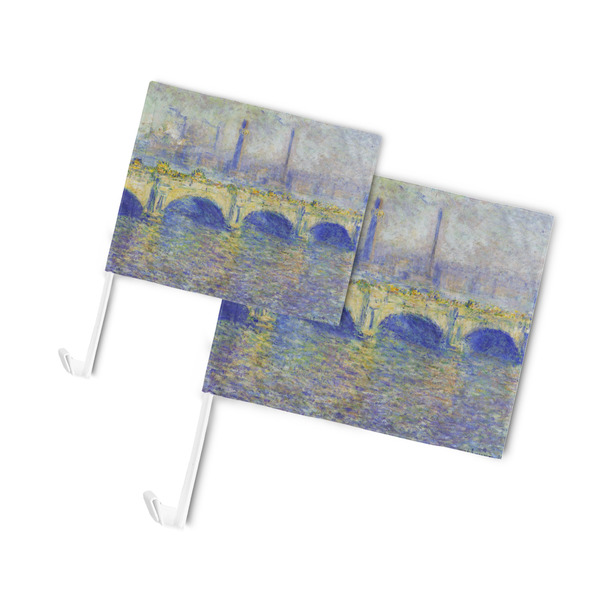 Waterloo Bridge by Claude Monet Car Flags - PARENT MAIN (both sizes)