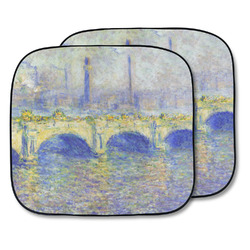 Waterloo Bridge by Claude Monet Car Sun Shade - Two Piece
