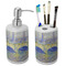 Waterloo Bridge by Claude Monet Ceramic Bathroom Accessories Set