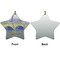 Waterloo Bridge by Claude Monet Ceramic Flat Ornament - Star Front & Back (APPROVAL)