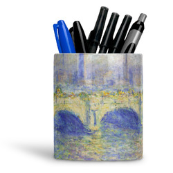 Waterloo Bridge by Claude Monet Ceramic Pen Holder