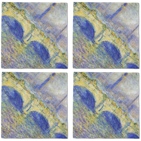 Waterloo Bridge by Claude Monet Cloth Napkins - Personalized Dinner (APPROVAL) Set of 4