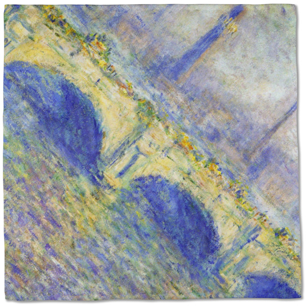 Waterloo Bridge by Claude Monet Cloth Napkins - Personalized Dinner (Full Open)
