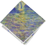 Waterloo Bridge by Claude Monet Cloth Cocktail Napkin - Single