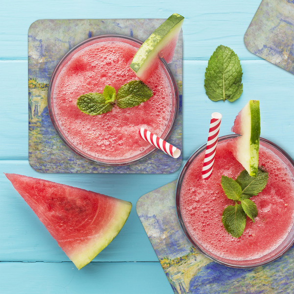 Waterloo Bridge by Claude Monet Coaster Set - LIFESTYLE