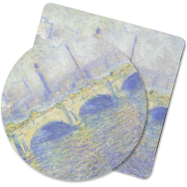 Custom Waterloo Bridge by Claude Monet Rubber Backed Coaster