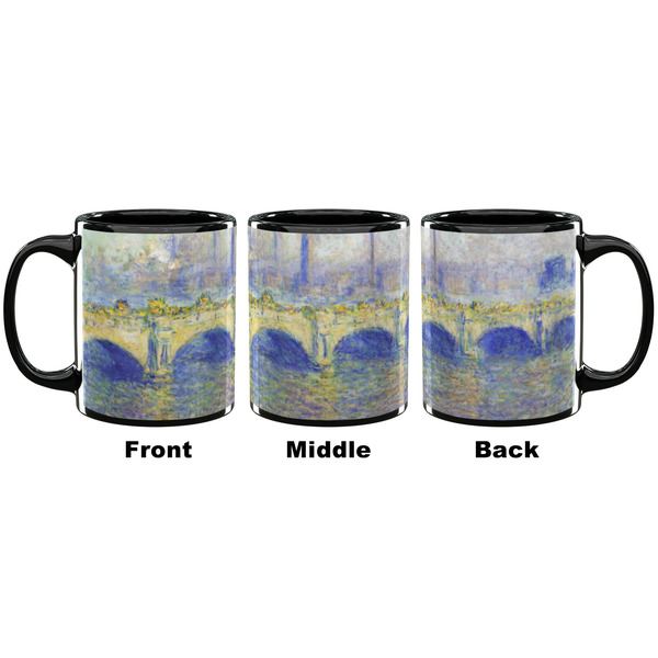 Waterloo Bridge by Claude Monet Coffee Mug - 11 oz - Black APPROVAL