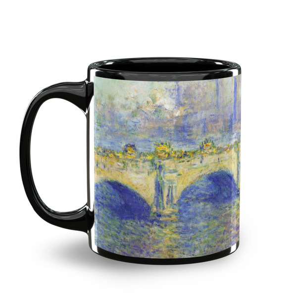 Waterloo Bridge by Claude Monet Coffee Mug - 11 oz - Black