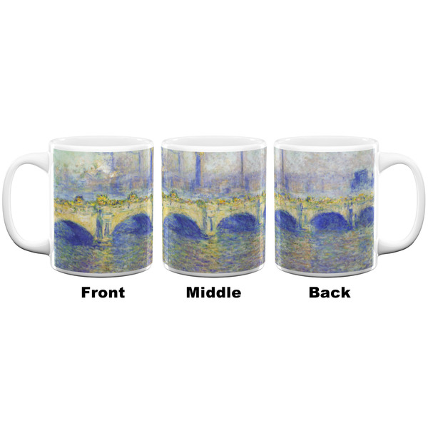 Waterloo Bridge by Claude Monet Coffee Mug - 11 oz - White APPROVAL