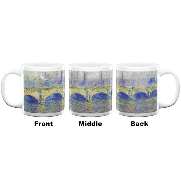 Waterloo Bridge by Claude Monet Coffee Mug - 20 oz - White APPROVAL
