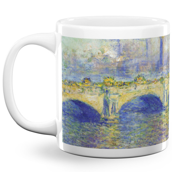 Custom Waterloo Bridge by Claude Monet 20 Oz Coffee Mug - White