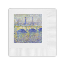 Waterloo Bridge by Claude Monet Coined Cocktail Napkins