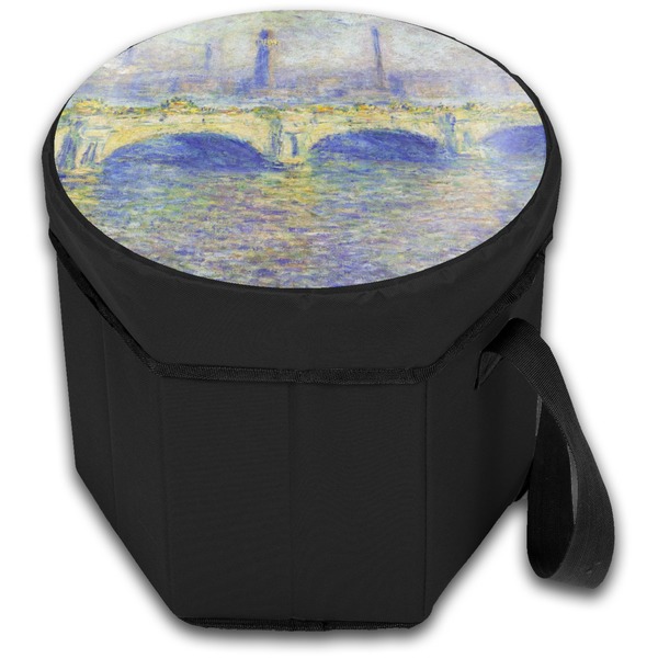 Waterloo Bridge Collapsible Personalized Cooler & Seat (Closed)