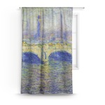 Waterloo Bridge by Claude Monet Curtain