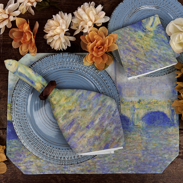 Waterloo Bridge by Claude Monet Dining Set